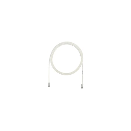 Panduit CBL ASSY MOD 28-4PR SOLID, SMALL DIAMETER 1 FT, GREY UTP28CH1GY